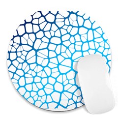 Network Social Neurons Brain Cells Round Mousepads by Simbadda