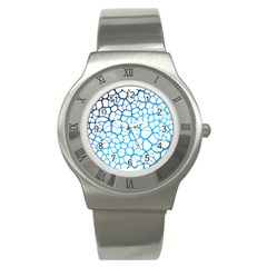 Network Social Neurons Brain Cells Stainless Steel Watch by Simbadda