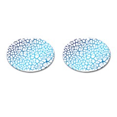 Network Social Neurons Brain Cells Cufflinks (oval) by Simbadda