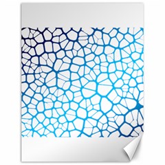 Network Social Neurons Brain Cells Canvas 12  X 16  by Simbadda