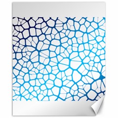 Network Social Neurons Brain Cells Canvas 16  X 20  by Simbadda