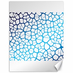 Network Social Neurons Brain Cells Canvas 18  X 24  by Simbadda