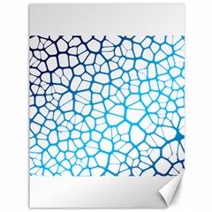 Network Social Neurons Brain Cells Canvas 36  X 48  by Simbadda