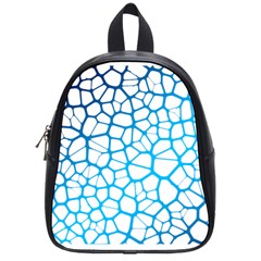 Network Social Neurons Brain Cells School Bag (small) by Simbadda