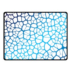 Network Social Neurons Brain Cells Fleece Blanket (small) by Simbadda