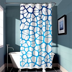 Network Social Neurons Brain Cells Shower Curtain 36  X 72  (stall)  by Simbadda