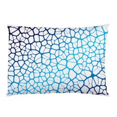 Network Social Neurons Brain Cells Pillow Case (two Sides) by Simbadda