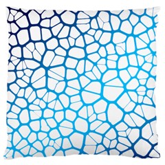 Network Social Neurons Brain Cells Large Cushion Case (one Side) by Simbadda