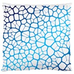 Network Social Neurons Brain Cells Large Flano Cushion Case (Two Sides) Front