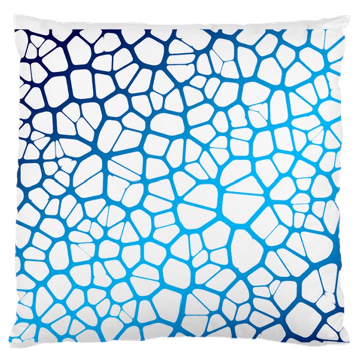 Network Social Neurons Brain Cells Large Flano Cushion Case (Two Sides)