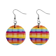 Background Abstract Mini Button Earrings