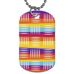 Background Abstract Dog Tag (One Side)