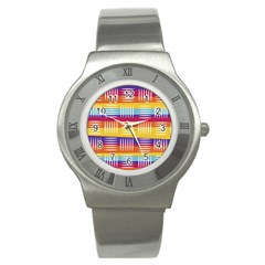 Background Abstract Stainless Steel Watch