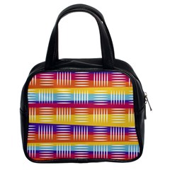 Background Abstract Classic Handbag (Two Sides)