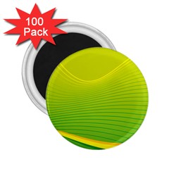 Background Color Fresh Beautiful 2 25  Magnets (100 Pack)  by Simbadda