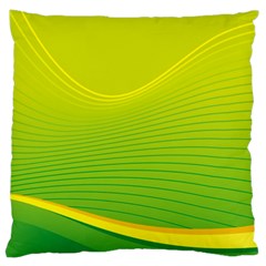 Background Color Fresh Beautiful Large Cushion Case (one Side) by Simbadda