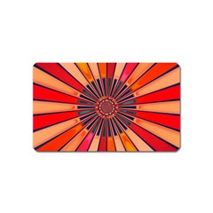 Color Background Structure Lines Magnet (name Card) by Simbadda