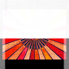 Color Background Structure Lines Rectangular Jigsaw Puzzl by Simbadda