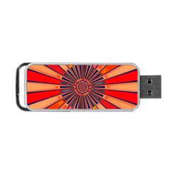 Color Background Structure Lines Portable Usb Flash (one Side) by Simbadda