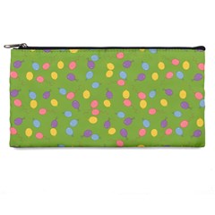 Balloon Grass Party Green Purple Pencil Cases by Simbadda