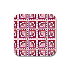 Background Abstract Square Rubber Coaster (square)  by Simbadda