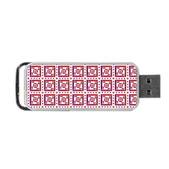 Background Abstract Square Portable Usb Flash (one Side) by Simbadda