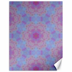 Pattern Pink Hexagon Flower Design Canvas 18  X 24  by Simbadda