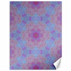 Pattern Pink Hexagon Flower Design Canvas 36  X 48  by Simbadda