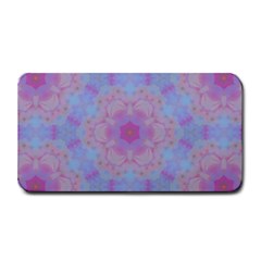 Pattern Pink Hexagon Flower Design Medium Bar Mats