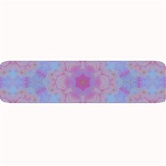 Pattern Pink Hexagon Flower Design Large Bar Mats by Simbadda