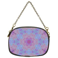 Pattern Pink Hexagon Flower Design Chain Purse (one Side) by Simbadda