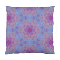 Pattern Pink Hexagon Flower Design Standard Cushion Case (one Side) by Simbadda