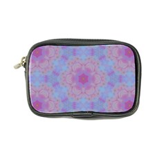 Pattern Pink Hexagon Flower Design Coin Purse by Simbadda