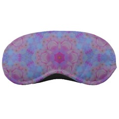 Pattern Pink Hexagon Flower Design Sleeping Masks by Simbadda