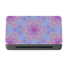 Pattern Pink Hexagon Flower Design Memory Card Reader With Cf by Simbadda