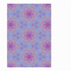 Pattern Pink Hexagon Flower Design Small Garden Flag (Two Sides)