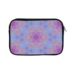 Pattern Pink Hexagon Flower Design Apple iPad Mini Zipper Cases