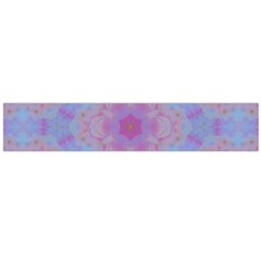 Pattern Pink Hexagon Flower Design Large Flano Scarf 