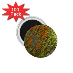 Art 3d Windows Modeling Dimension 1 75  Magnets (100 Pack)  by Simbadda