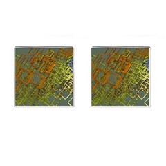 Art 3d Windows Modeling Dimension Cufflinks (square) by Simbadda