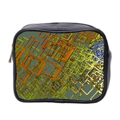 Art 3d Windows Modeling Dimension Mini Toiletries Bag (two Sides) by Simbadda