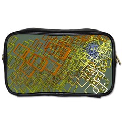 Art 3d Windows Modeling Dimension Toiletries Bag (two Sides) by Simbadda