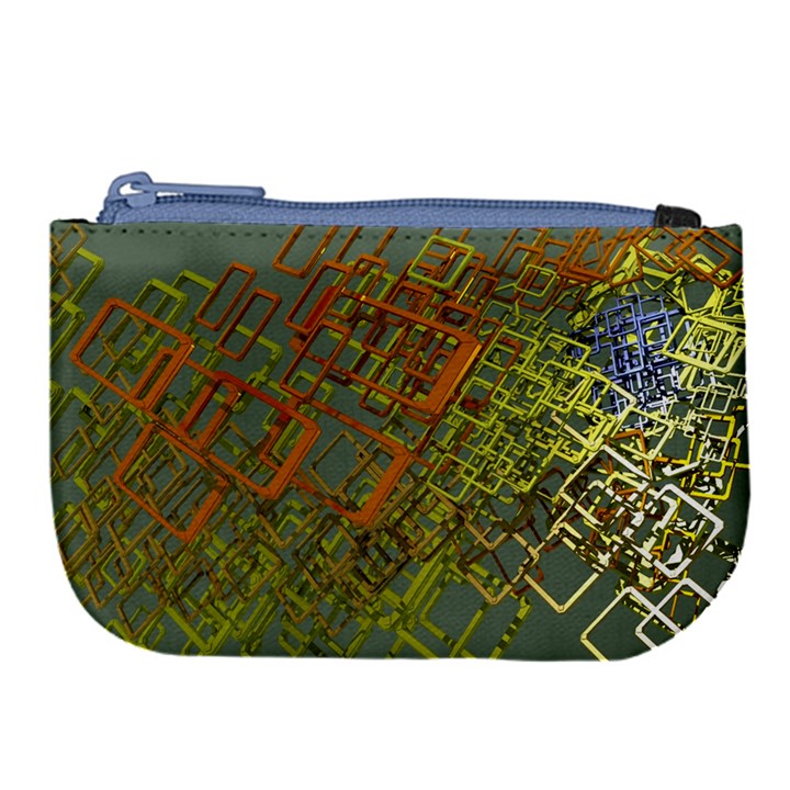 Art 3d Windows Modeling Dimension Large Coin Purse