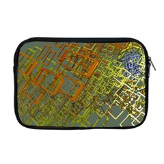 Art 3d Windows Modeling Dimension Apple Macbook Pro 17  Zipper Case by Simbadda