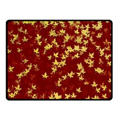 Background Design Leaves Pattern Fleece Blanket (small) by Simbadda