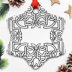 Grolier Antique Scroll Fruit Ornament (snowflake) by Simbadda