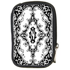 Holbein Floriated Antique Scroll Compact Camera Leather Case by Simbadda