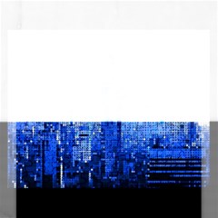 Skyline Skyscraper Abstract Points Rectangular Jigsaw Puzzl by Simbadda