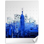 Skyline Skyscraper Abstract Points Canvas 12  x 16  11.86 x15.41  Canvas - 1