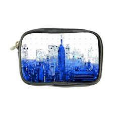 Skyline Skyscraper Abstract Points Coin Purse by Simbadda